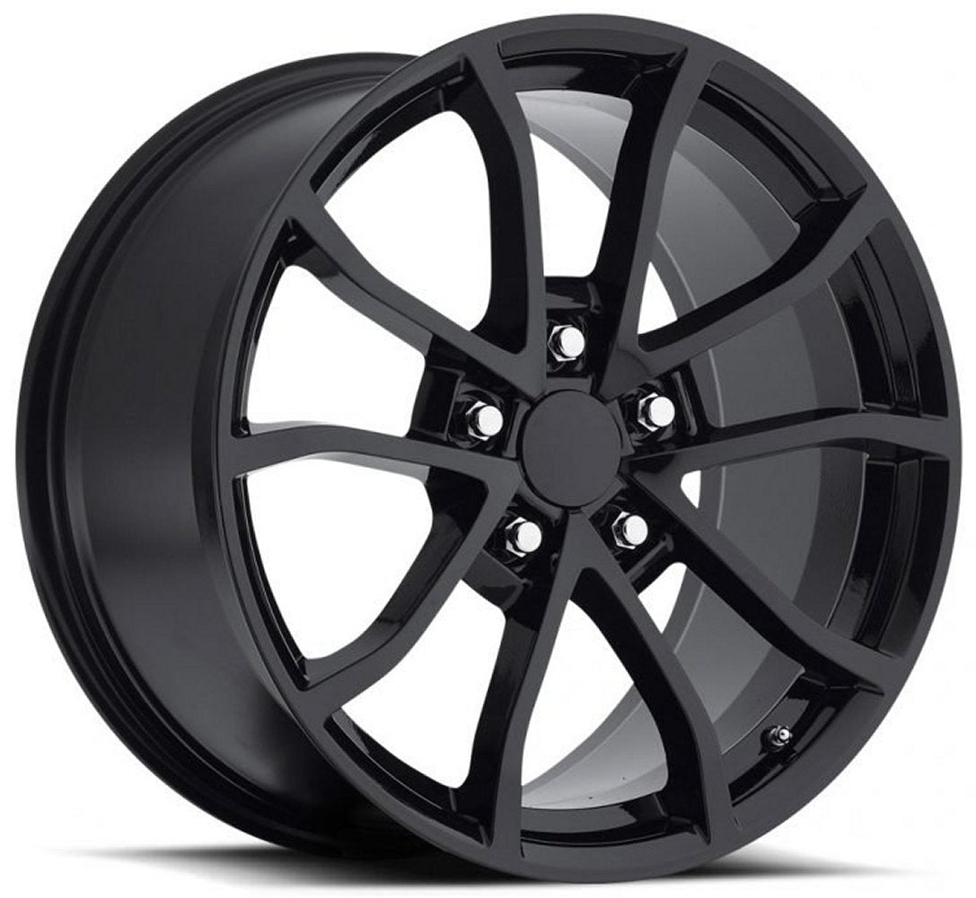 19x10 Corvette C6 Cup Replica Wheel Gloss Black FR25 (Flow Formed) 5x4.75/120.7 40mm