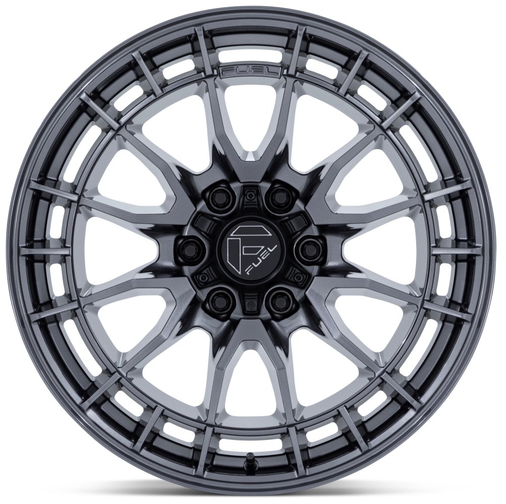20X9 Fuel Off-Road Revolt Gloss Gunmetal FC888 6x135 1mm