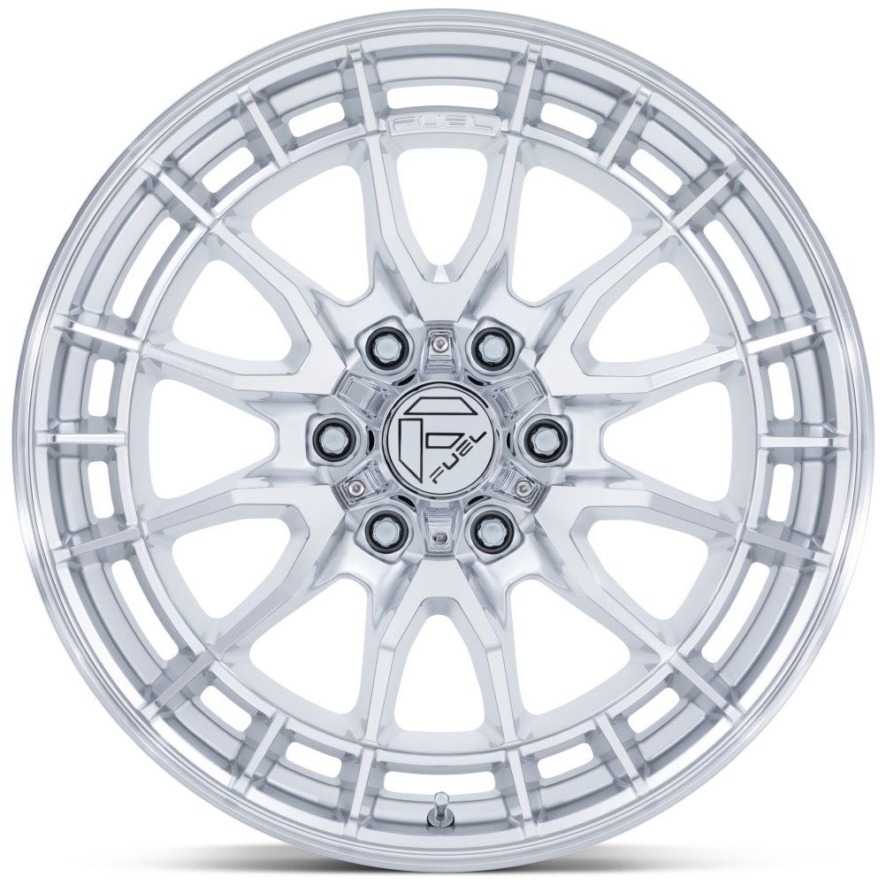 20X9 Fuel Off-Road Revolt Hypersilver Machined FC888 6x135 20mm