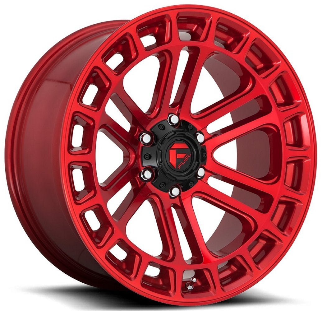 (Clearance - No Returns) 17x9 Fuel Off-Road Heater Candy Red D719 6x5.5/139.7 -12mm