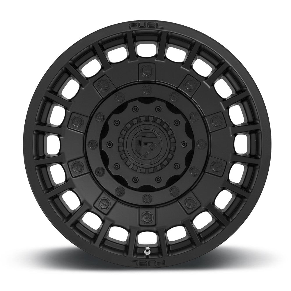 (Clearance - No Returns) 17x9 Fuel Off-Road Militia Matte Black D723 6x135 6x5.5/139.7 -12mm