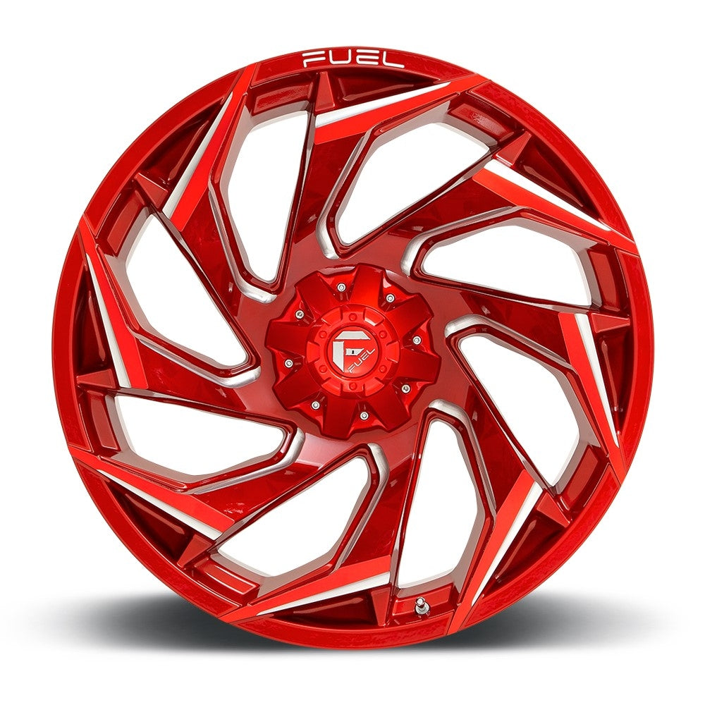 (Clearance - No Returns) 17x9 Fuel Off-Road Reaction Candy Red D754 6x135 6x5.5/139.7 1mm