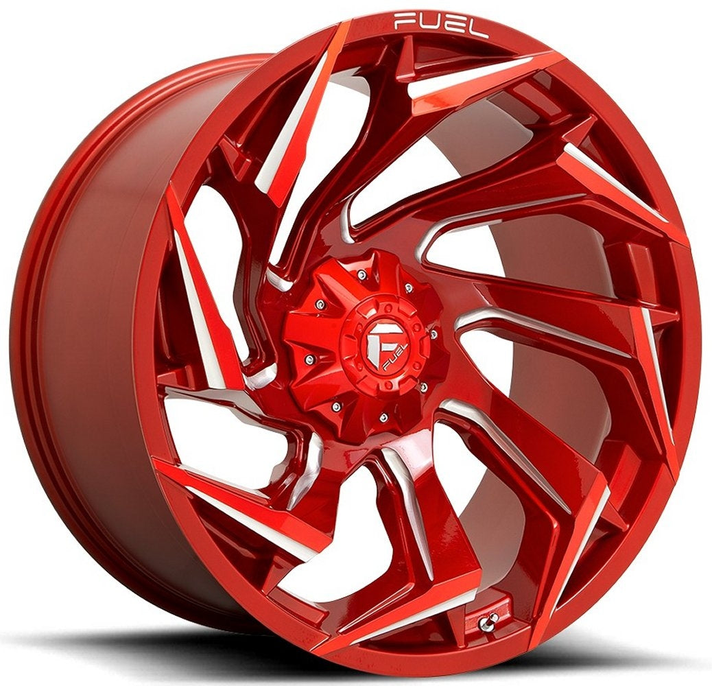 (Clearance - No Returns) 17x9 Fuel Off-Road Reaction Candy Red D754 6x135 6x5.5/139.7 1mm