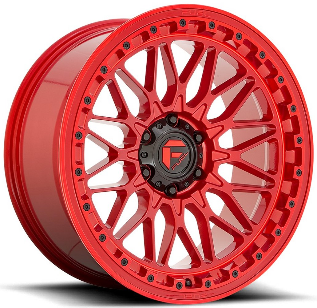 (Clearance - No Returns) 17x9 Fuel Off-Road Trigger Candy Red D758 6x5.5/139.7 1mm