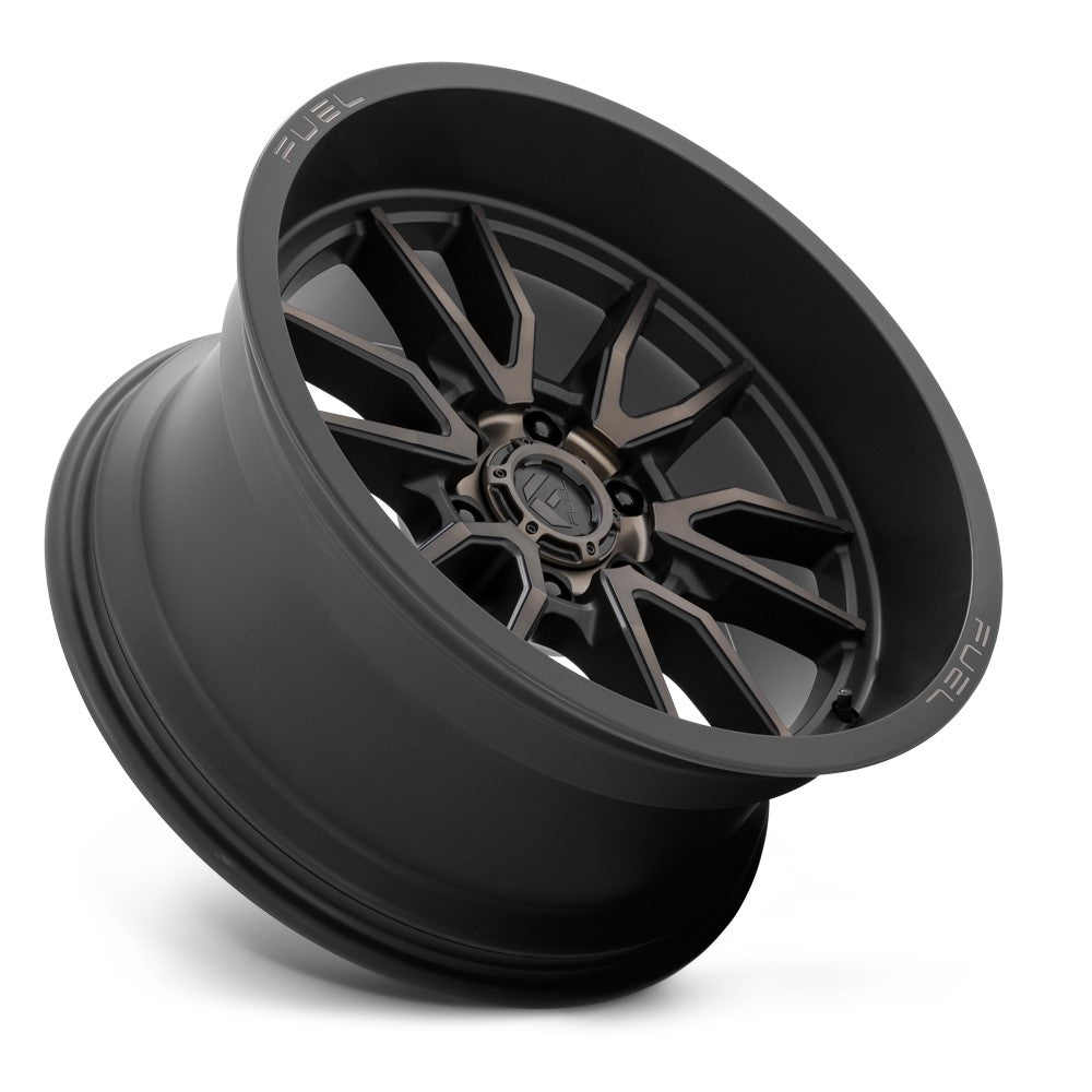 (Clearance - No Returns) 17x9 Fuel Off-Road Clash 6 Matte Black w/ Double Dark Tint D762 6x120 1mm