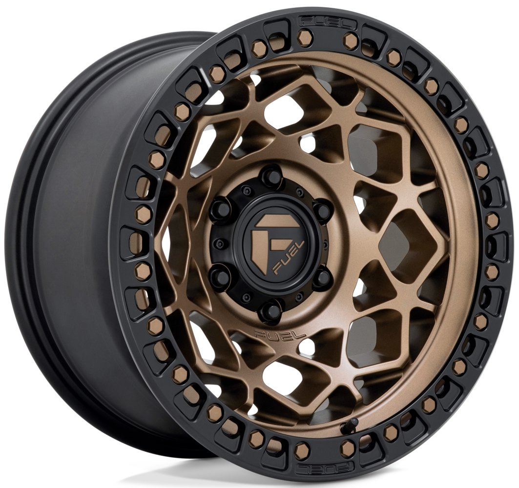 (Clearance - No Returns) 17x9 Fuel Off-Road Unit Bronze w/ Matte Black Ring D785 6x120 1mm