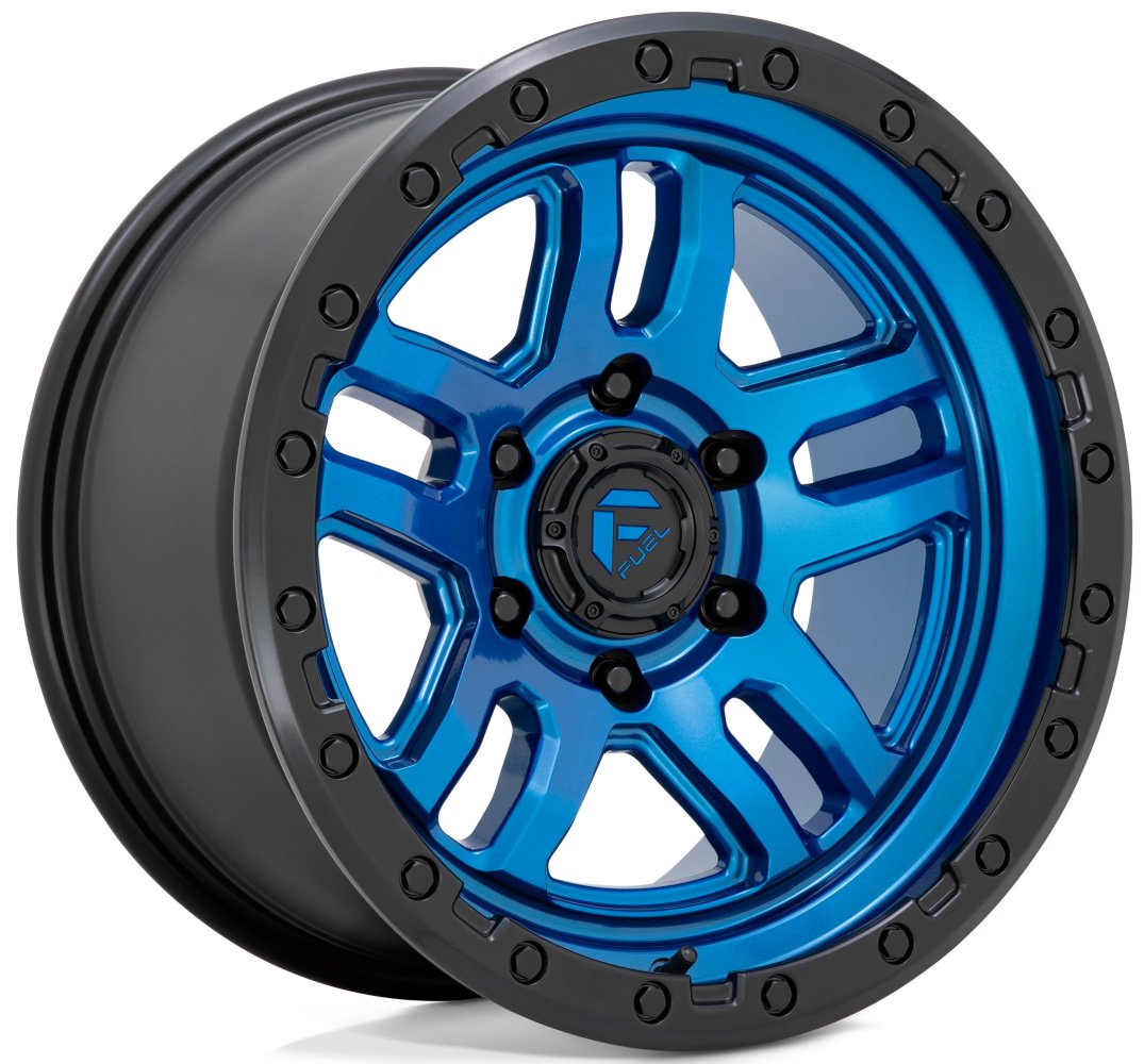(Clearance - No Returns) 17x9 Fuel Off-Road Ammo Blue w/ Black Lip D790 6x135 -12mm