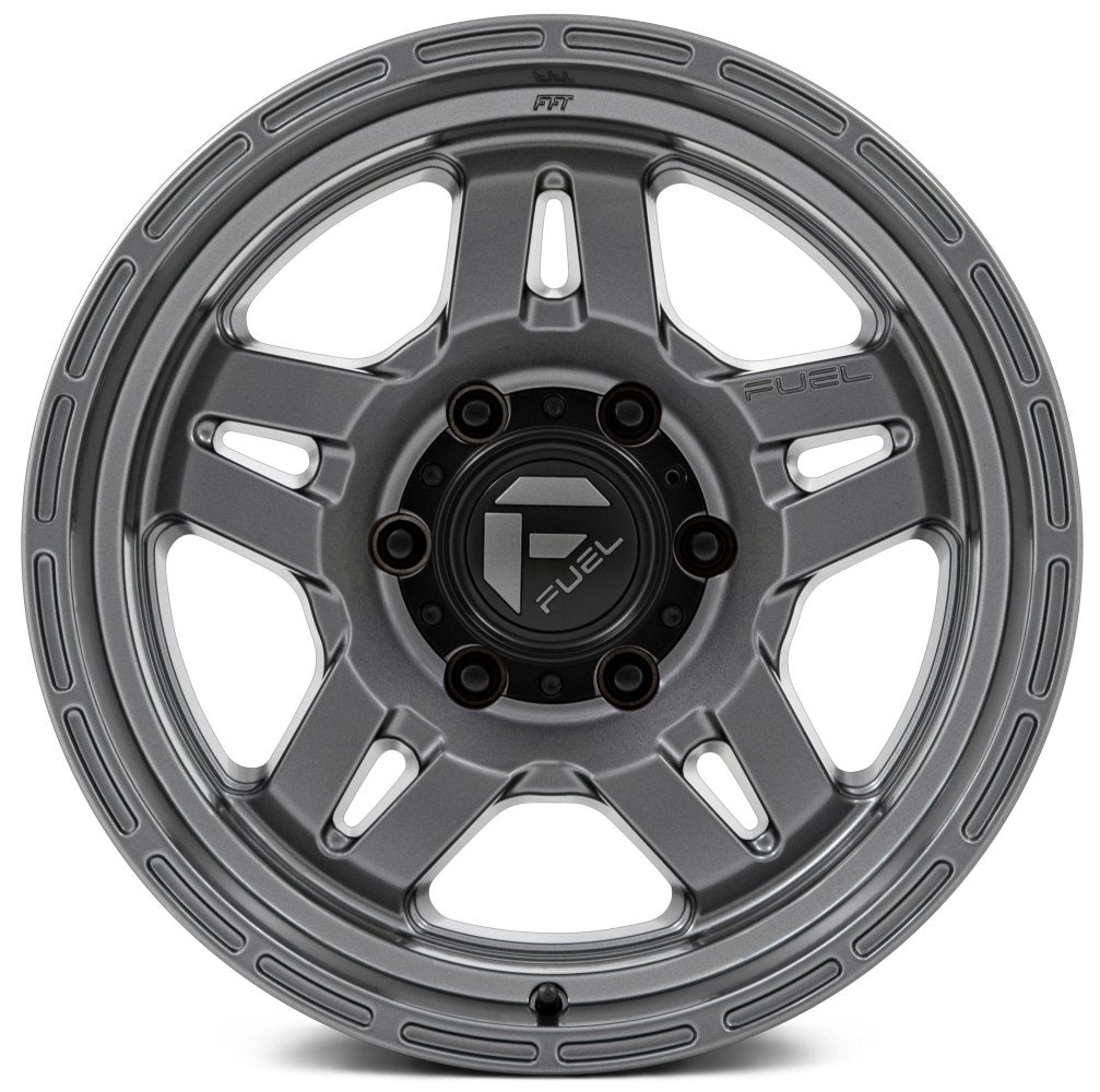 (Clearance - No Returns) 17x8.5 Fuel Off-Road Oxide Matte Gunmetal D801 5x5/127 1mm