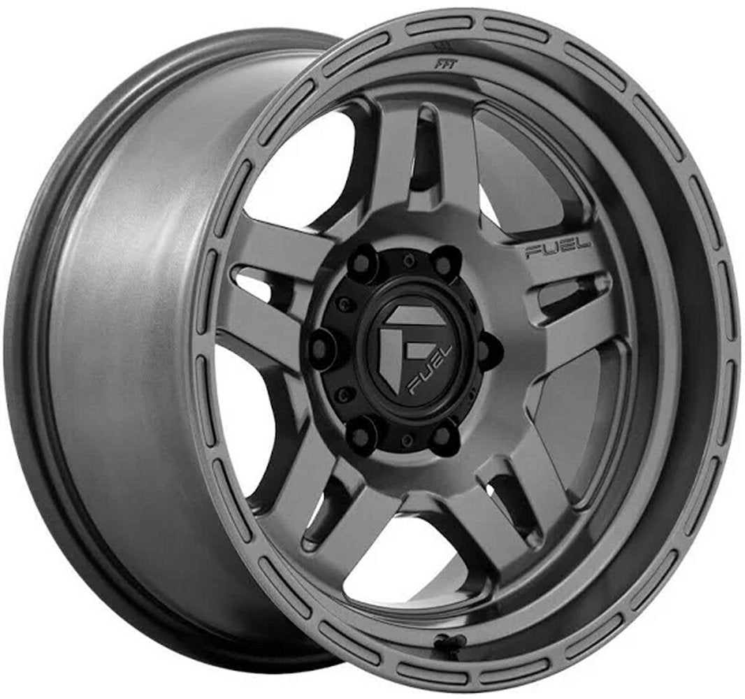 (Clearance - No Returns) 17x8.5 Fuel Off-Road Oxide Matte Gunmetal D801 5x5/127 1mm