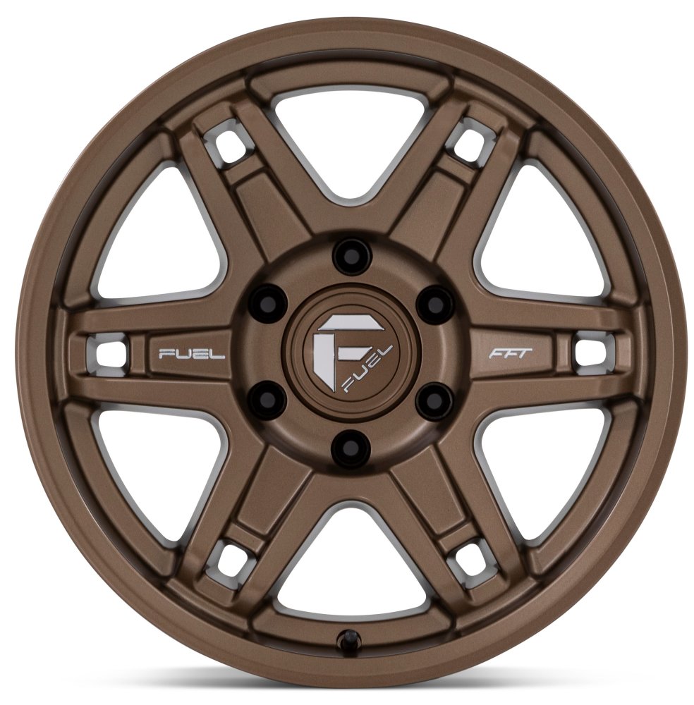 (Clearance - No Returns) 17X8.5 Fuel Off-Road Slayer Matte Bronze D837 5x5/127 -15mm