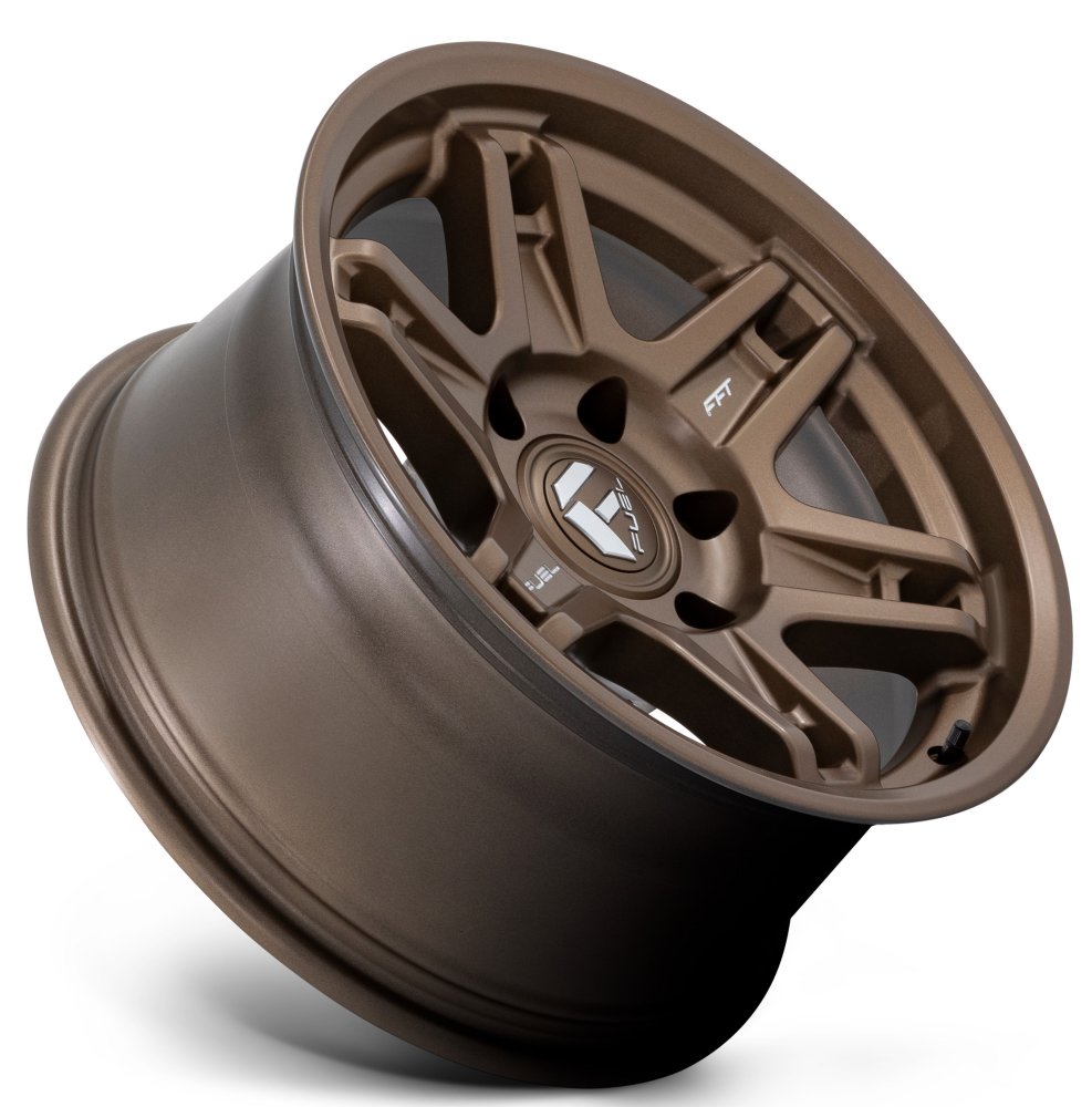 (Clearance - No Returns) 17X8.5 Fuel Off-Road Slayer Matte Bronze D837 5x5/127 -15mm