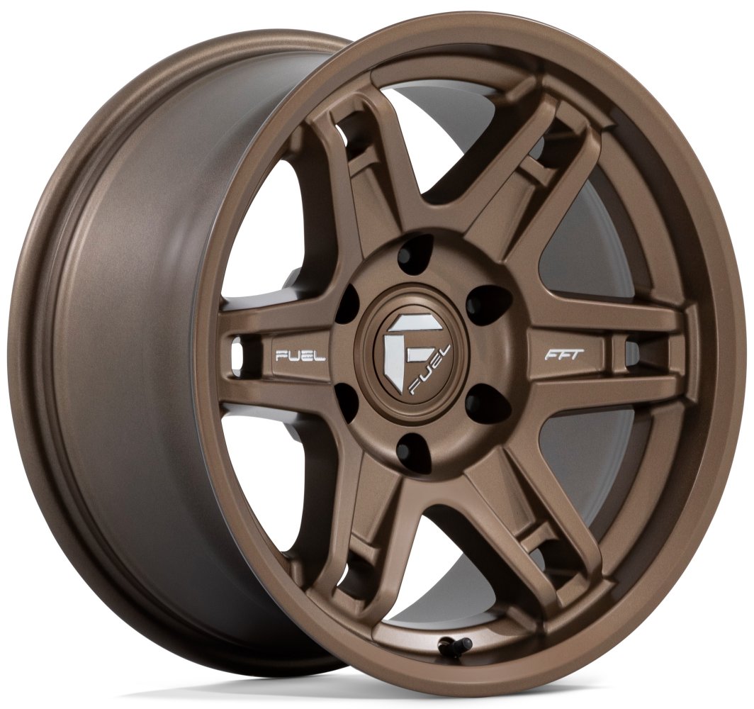 (Clearance - No Returns) 17X8.5 Fuel Off-Road Slayer Matte Bronze D837 6x5.5/139.7 -15mm