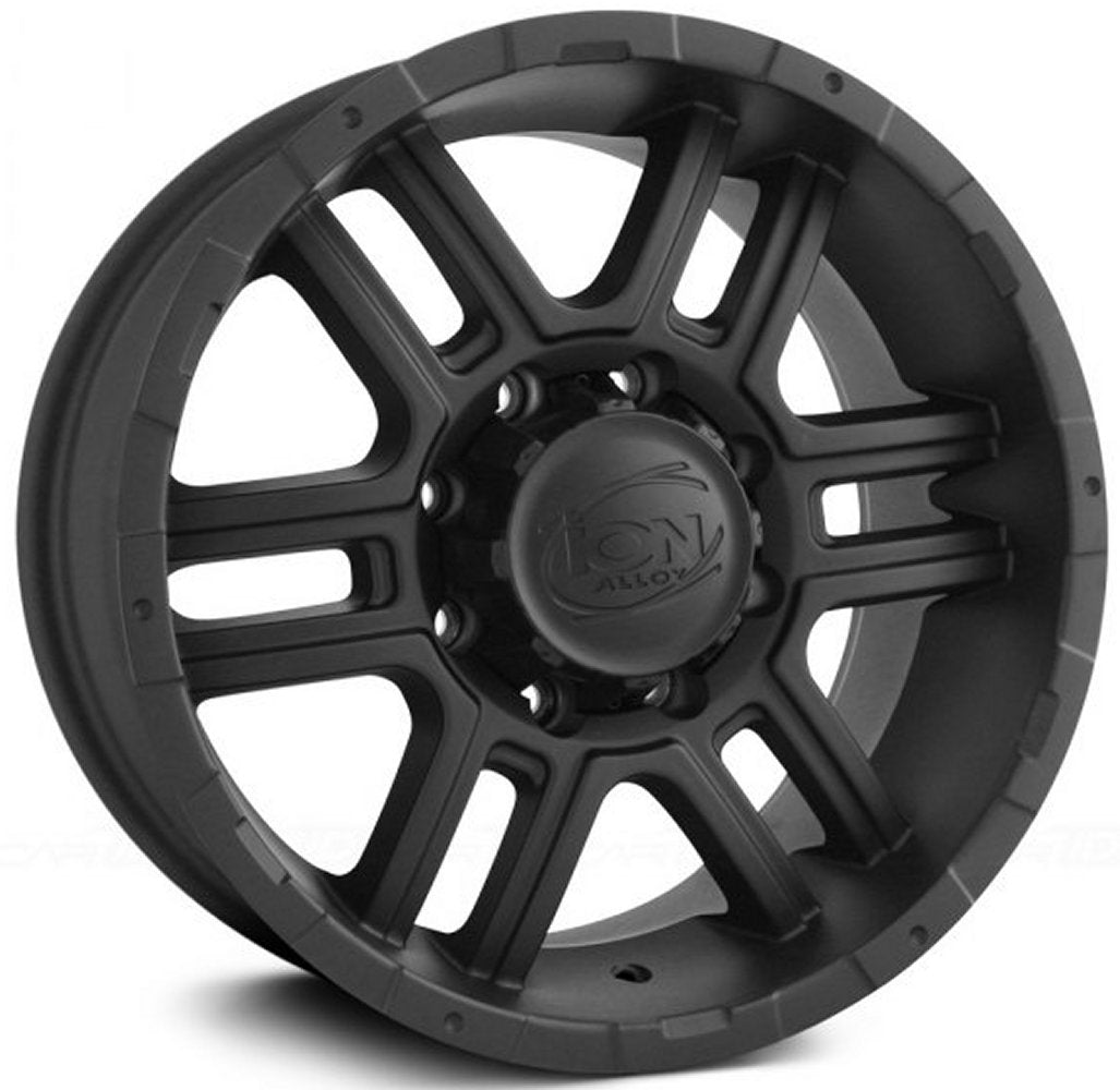 (Clearance - No Returns) 16x8 ION Alloy 179 Matte Black 5x5/127 10mm