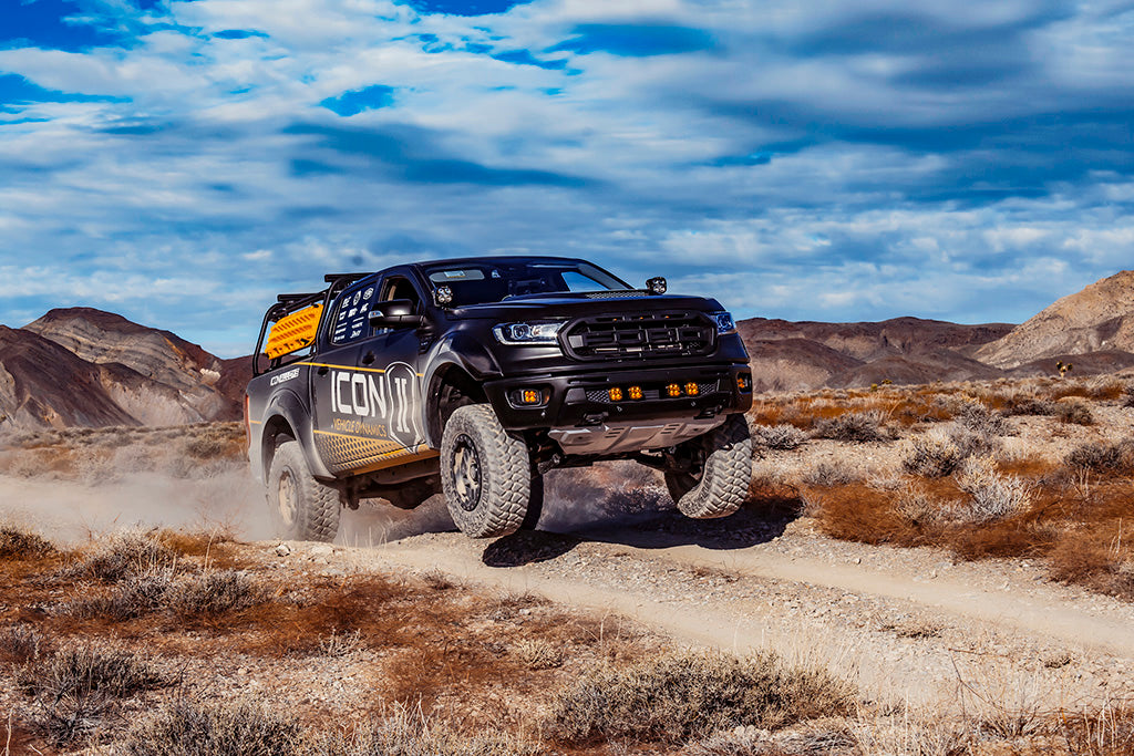 ICON 2019-2023 Ford Ranger, Rear 2.5 VS Shocks w/Piggyback Reservoir/CDCV, Pair 97730cp