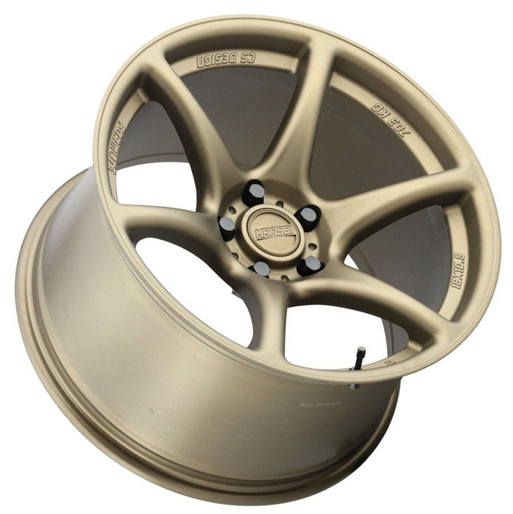 (Clearance - No Returns) 17x9 Kansei Tandem Textured Bronze 5x120 35mm