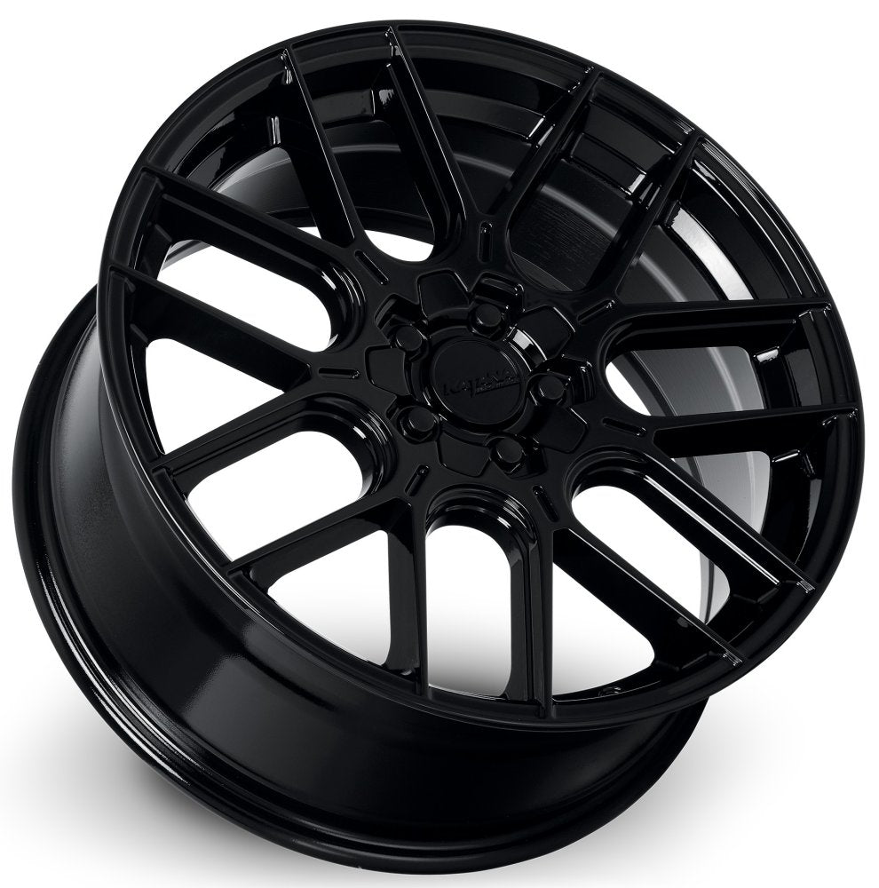 18x8 Katana Racing KR04 Gloss Black 5x110 5x4.5/114.3 40mm