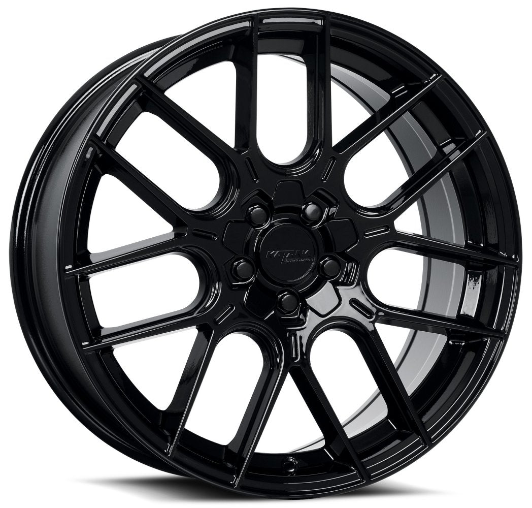 20X8.5 Katana Racing KR04 Gloss Black 5x110 5x4.5/114.3 40mm