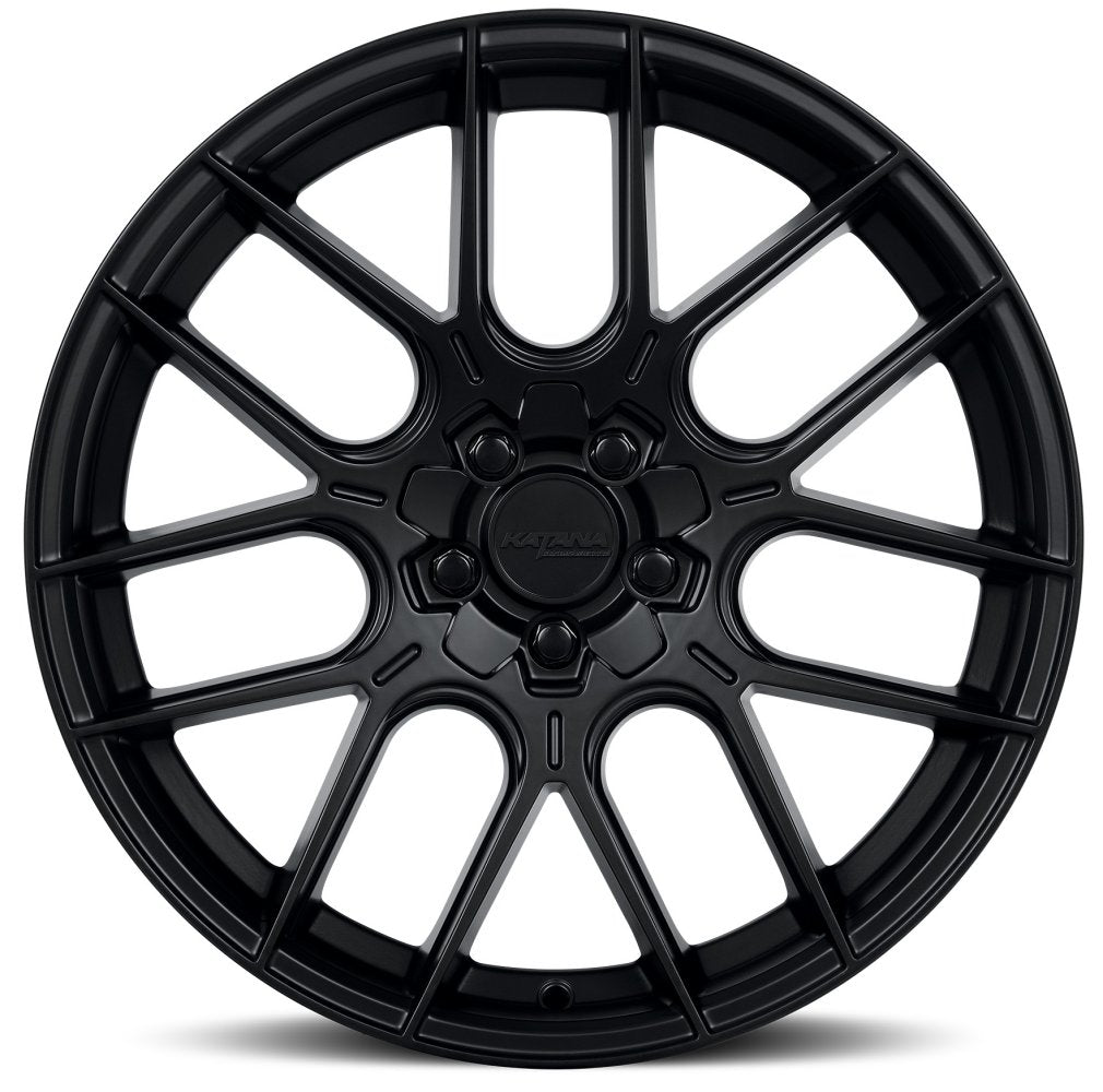 20X8.5 Katana Racing KR04 Matte Black 5x120 5x4.5/114.3 40mm