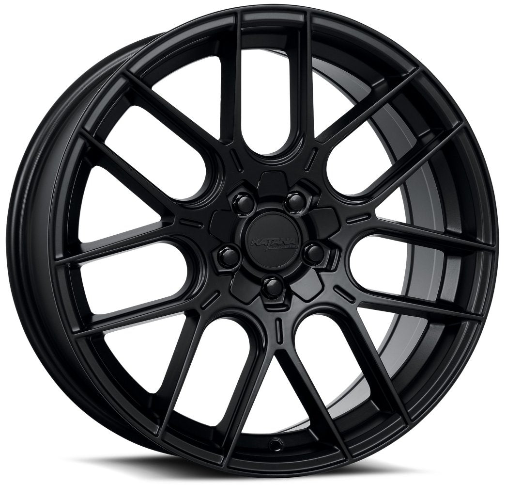 20X8.5 Katana Racing KR04 Matte Black 5x120 5x4.5/114.3 40mm