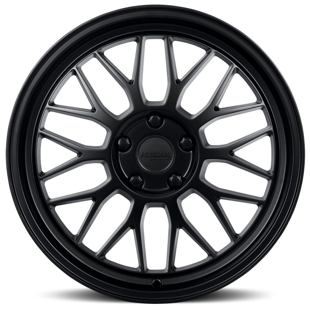 18x8 Katana Racing KR06 Matte Black 5x112 40mm