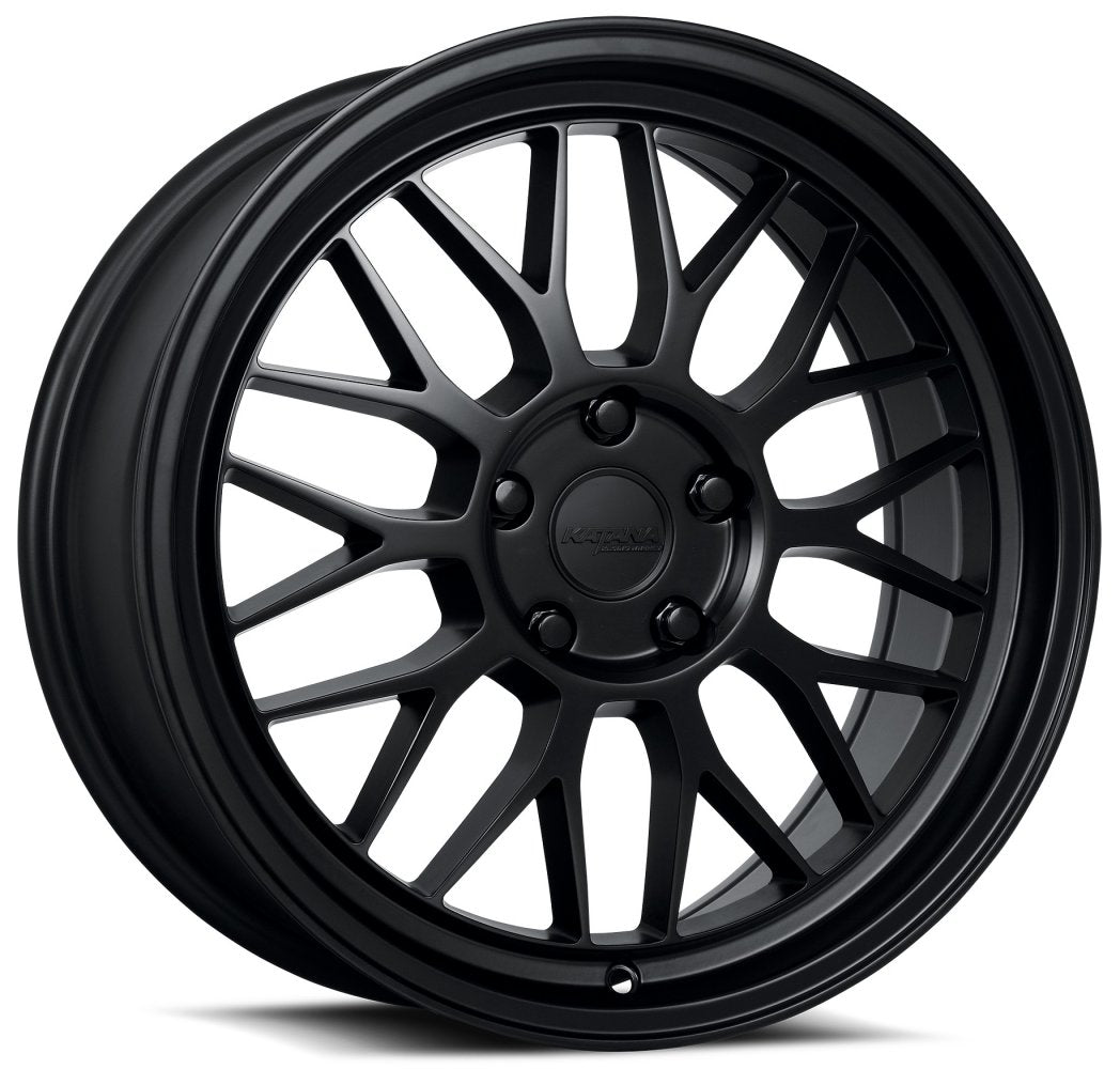 18x8 Katana Racing KR06 Matte Black 5x112 40mm