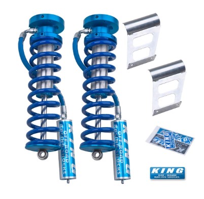 King Shocks 2005+ Ford F-250/F-350 4WD Front 2.5 Dia Remote Reservoir Coilover Conversion (Pair) 25001-146
