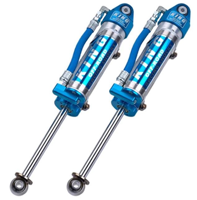 King Shocks 90-12 Mercedes-Benz G-Class Rear 2.5 Dia Piggy Hose Reservoir w/Adjuster (Pair) 25001-301A