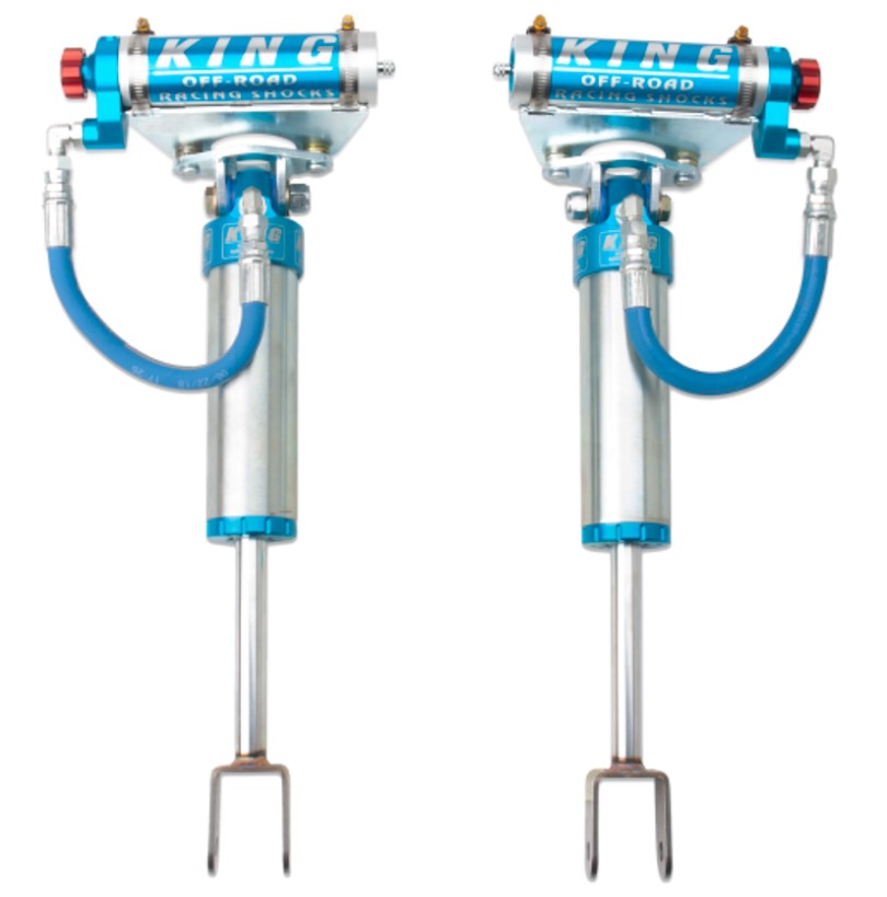 King Shocks 11-19 Chevrolet/GMC Silverado/Sierra 2500/3500/HD Front 2.5 Dia Remote Res Shock w/Adjuster (Pair) 25001-302A-EXT2