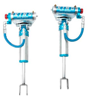 King Shocks 11-19 Chevrolet/GMC Silverado/Sierra 2500/3500/HD Front 2.5 Dia Remote Res Shock w/Adjuster (Pair) 25001-302A