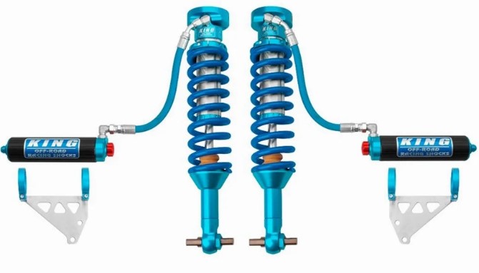 King Shocks 2021 Ford Bronco Front 2.5 Dia Remote Reservoir Shock w/Adjuster (Pair) 25001-392A