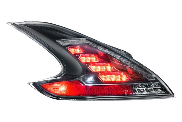 Morimoto XB LED Tails: Nissan 370Z (09-20) (Pair / Smoked) LF419