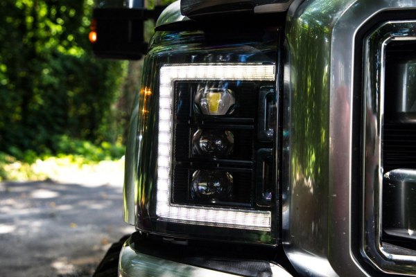 Morimoto XB LED Headlights: Ford Super Duty (11-16) (Pair / ASM) LF505-ASM