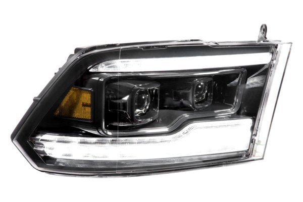 Morimoto XB LED Headlights: Dodge Ram (09-18) (Pair / Amber DRL) LF520-A-ASM