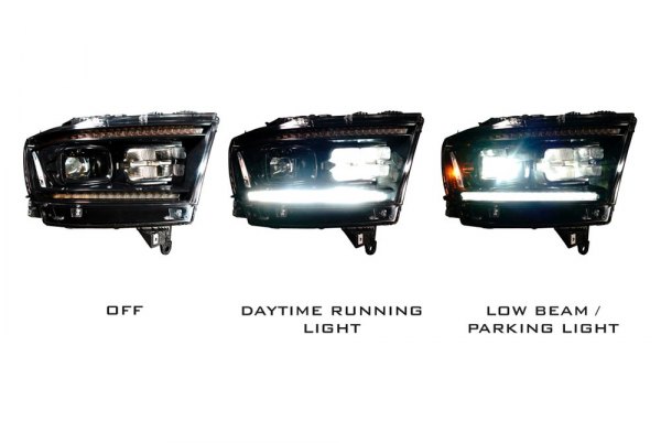 Morimoto XB LED Headlights: Dodge Ram 1500 (2019+) (Pair / ASM)(Gen 2) LF523-ASM