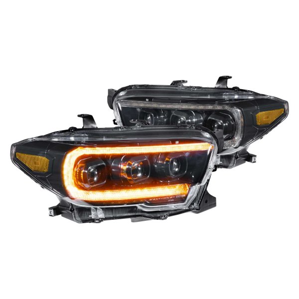 Morimoto XB LED Headlights: Toyota Tacoma (16-20) (Pair / ASM / Amber DRL) (Gen 2) LF530.2-A-ASM
