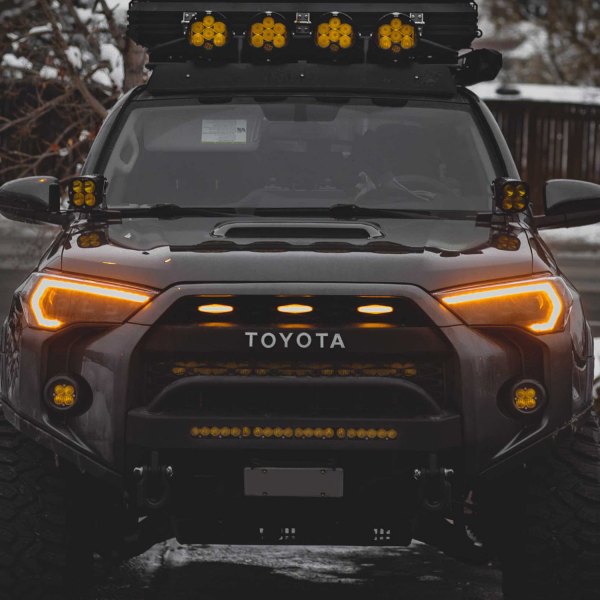 Morimoto XB LED Headlights: Toyota 4Runner (14-22) (Pair / ASM / Amber DRL) (Gen 2) LF531.2-A-ASM