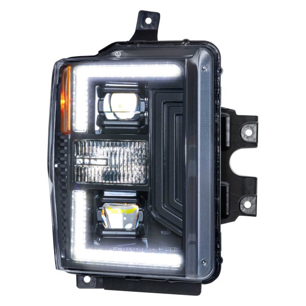Morimoto XB Hybrid LED Headlights: Ford Super Duty (08-10) (Pair / ASM) LF555