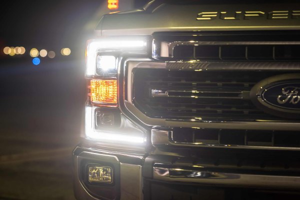 Morimoto XB Hybrid LED Headlights: Ford Super Duty (2020+) (Pair / ASM) LF556