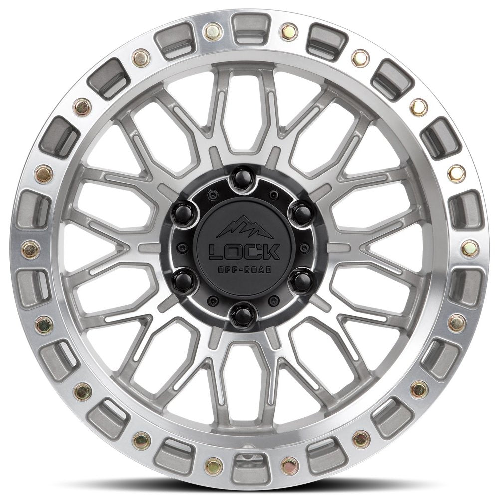 20x9 Lock Off-Road Combat Machine w/ Clear Coat 6x135 0mm