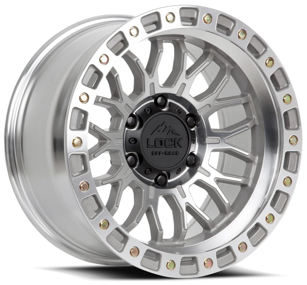20x9 Lock Off-Road Combat Machine w/ Clear Coat 6x135 0mm