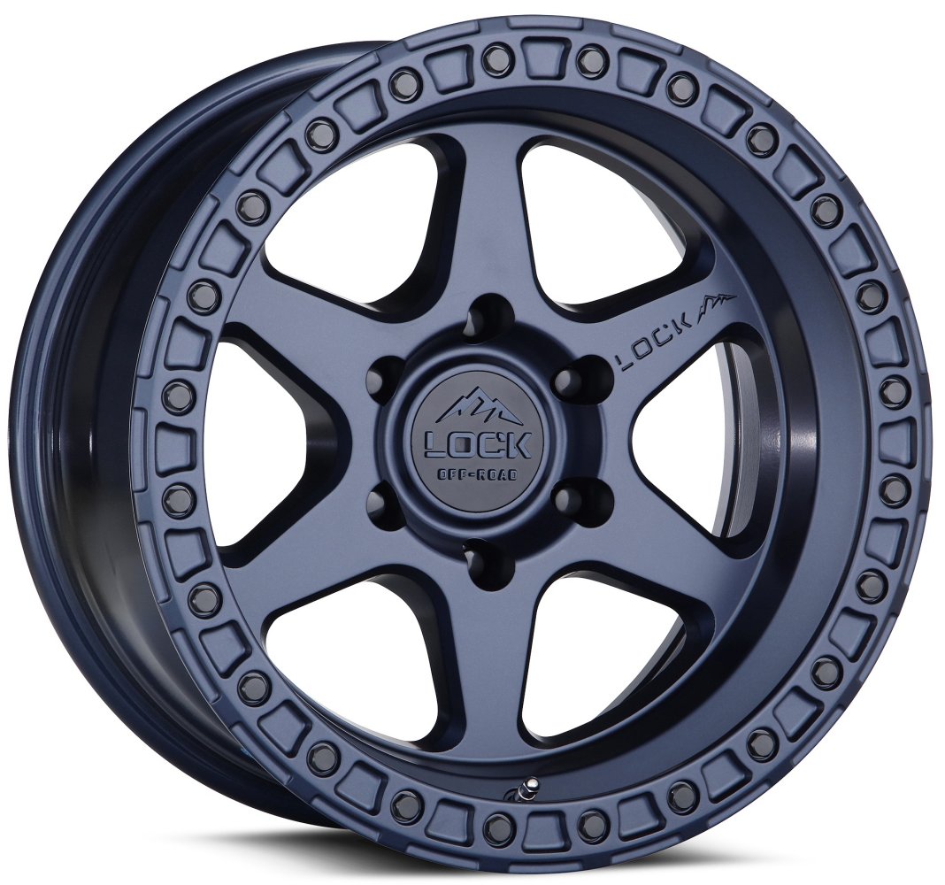 17x9 Lock Off-Road Olympus Matte Blue 6x5.5/139.7 -12mm
