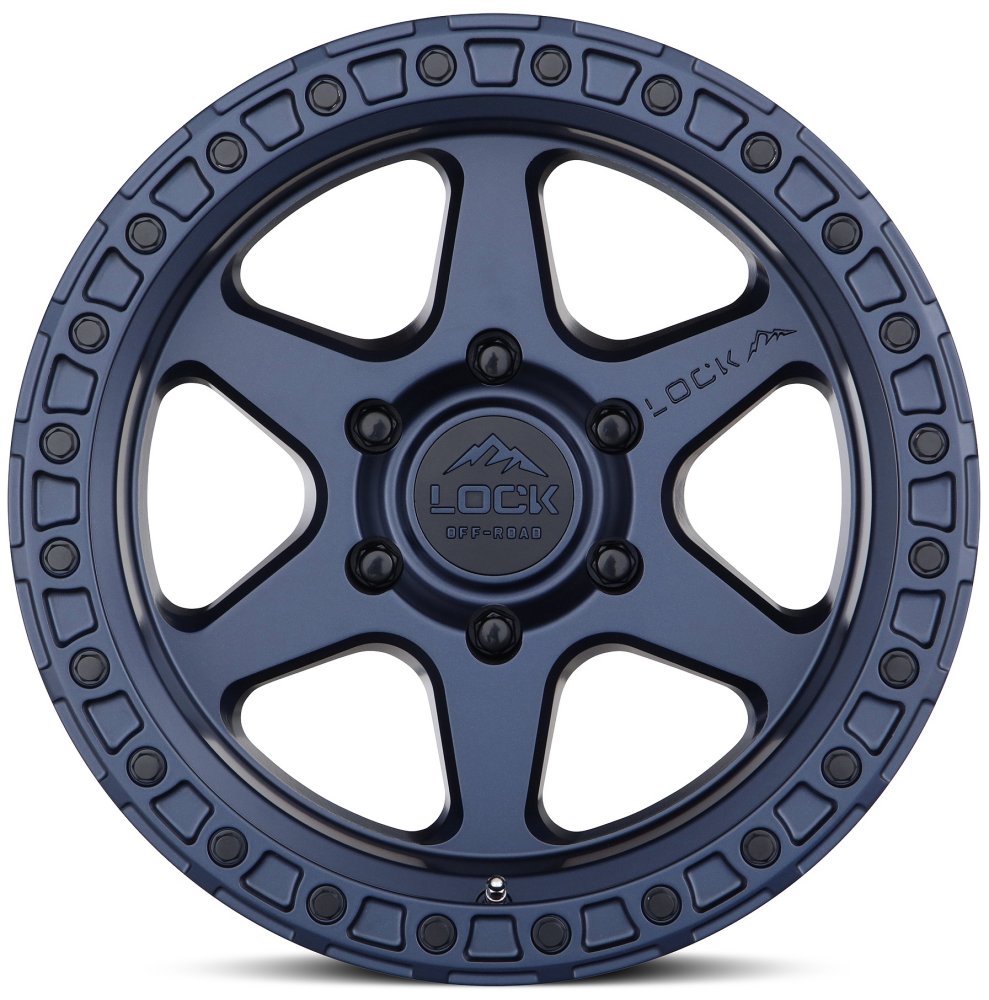 17x9 Lock Off-Road Olympus Matte Blue 6x5.5/139.7 -12mm