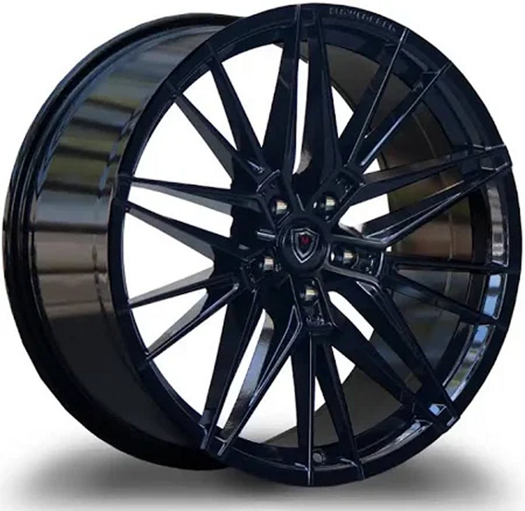 20x9.5 Marquee M1005 Gloss Black  5x120 45mm