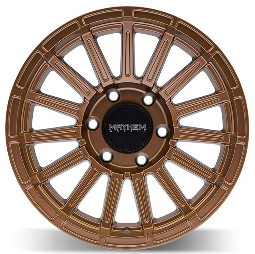 (Clearance - No Returns) 17x9 Mayhem Granite 8309 Matte Bronze 6x135 0mm