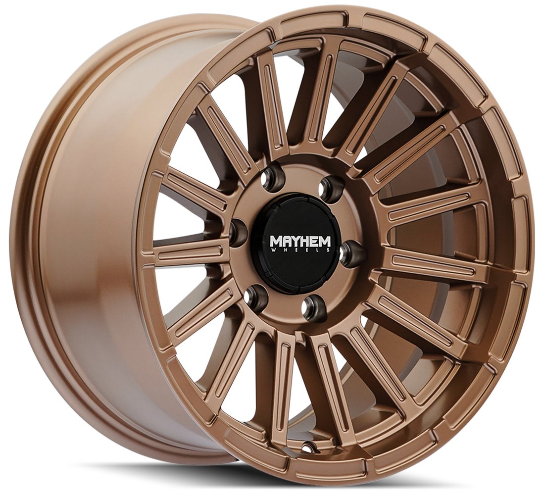 (Clearance - No Returns) 17x9 Mayhem Granite 8309 Matte Bronze 6x135 0mm