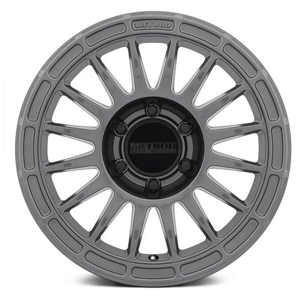 (Clearance - No Returns) 17x7.5 Method Race MR314 Gloss Titanium 5x4.25/108 30mm