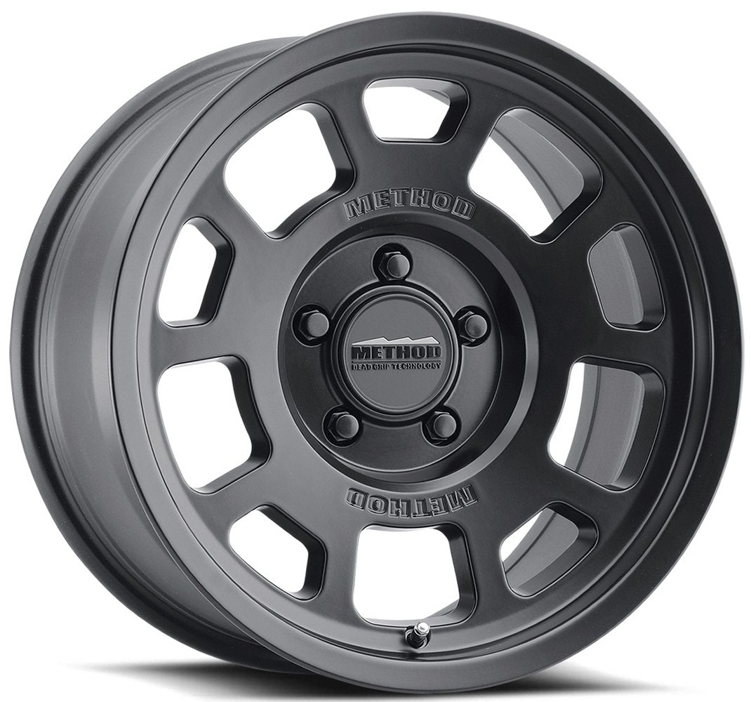 (Clearance - No Returns) 17x8.5 Method Race MR705 Matte Black (Bead Grip) 6x135 0mm