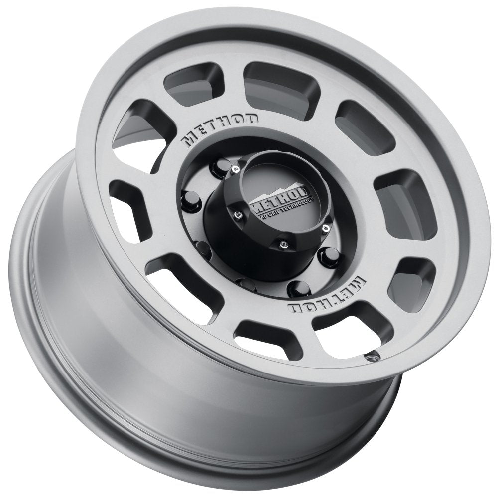 (Clearance - No Returns) 17x8.5 Method Race MR705 Titanium (Bead Grip) 6x135 0mm