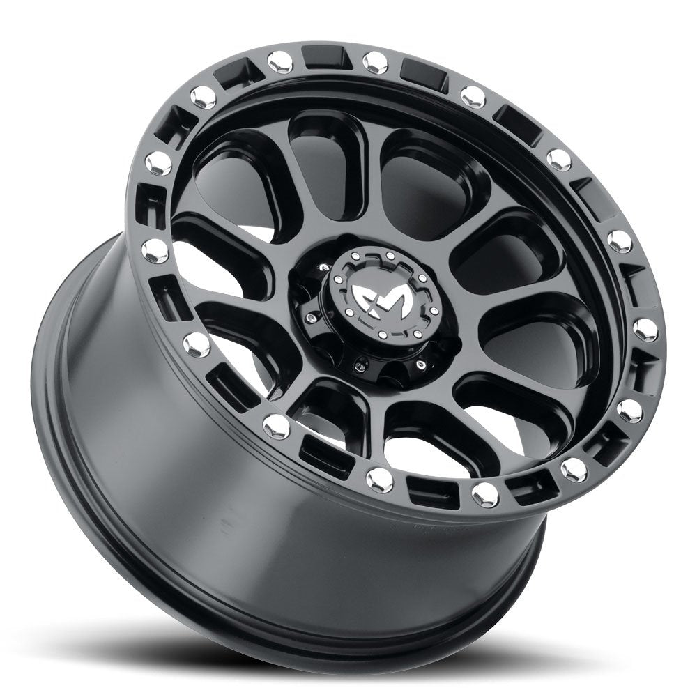 (Clearance - No Returns) 17x9 MKW Off-Road M204 Satin Black 6x5.5/139.7 -12mm