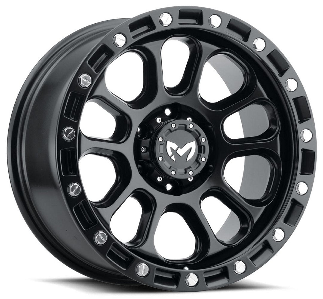 (Clearance - No Returns) 17x9 MKW Off-Road M204 Satin Black 5x5/127 0mm